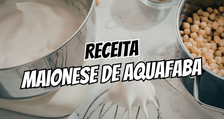 receita maionese de aquafaba