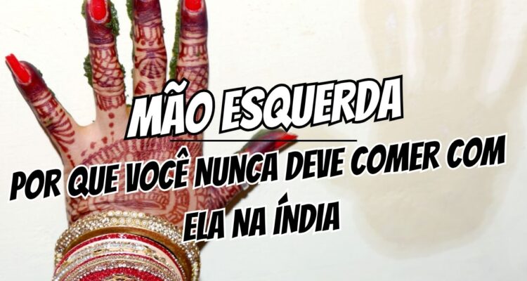 RECEITAS VEGETARIANAS mão esquerda na índia